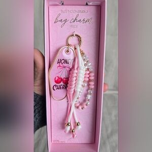 Honey Cherry Bag Charm